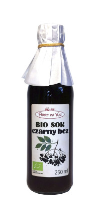 Sok z czarnego bzu nfc BIO 250 ml - PROSTO ZE WSI
