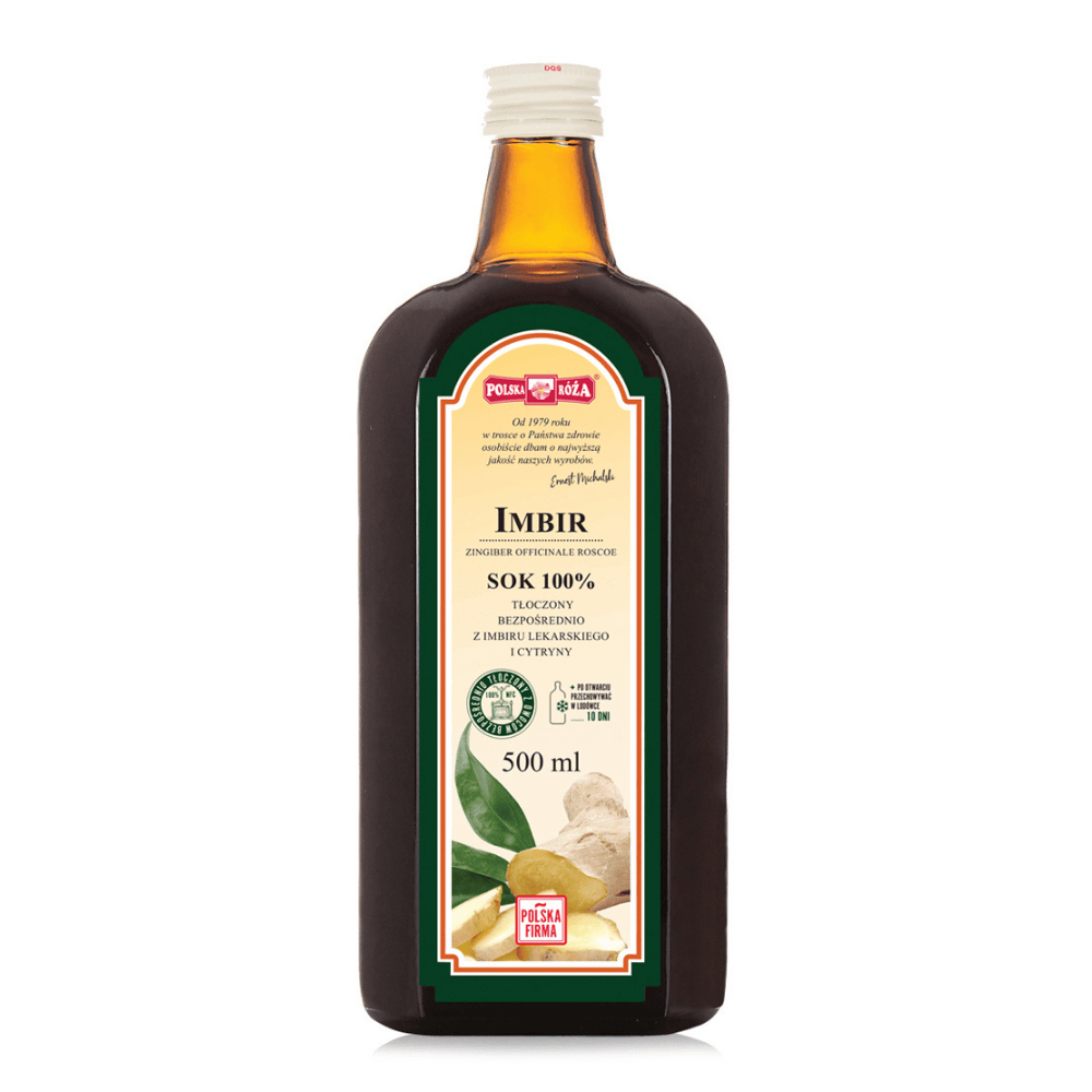 Sok z imbiru i cytryny nfc 500 ml - POLSKA RÓŻA