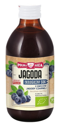 Sok z jagody czarnej nfc BIO 250 ml - POLSKA RÓŻA