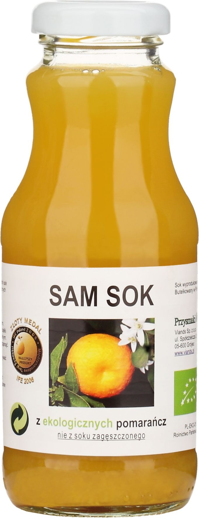 Sok&#x20;z&#x20;pomara&#x0144;czy&#x20;nfc&#x20;BIO&#x20;250&#x20;ml&#x20;-&#x20;VIANDS&#x20;&#x28;SAM&#x20;SOK&#x29;