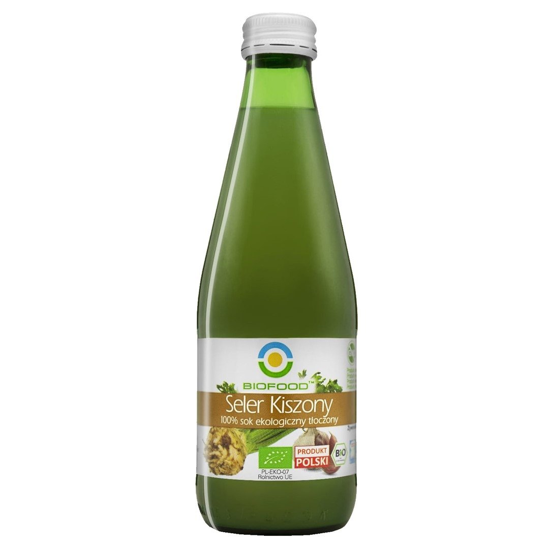 Sok z selerów kiszonych nfc bezglutenowy BIO 300 ml - BIO FOOD