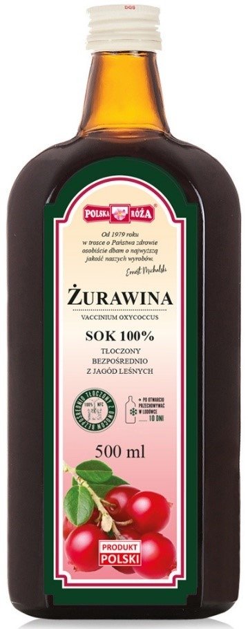 Sok z żurawiny nfc 500 ml - POLSKA RÓŻA