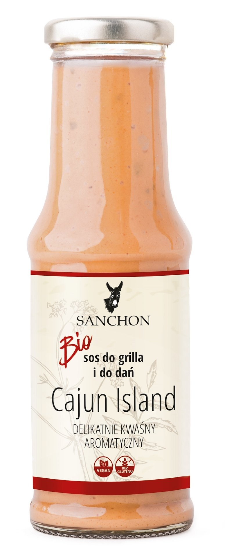 Sos&#x20;cajun&#x20;island&#x20;bezglutenowy&#x20;BIO&#x20;210&#x20;ml&#x20;-&#x20;SANCHON