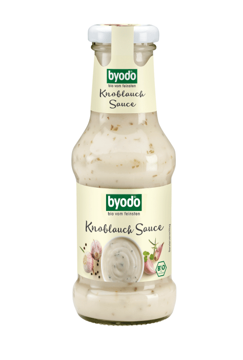 Sos czosnkowy bezglutenowy BIO 250 ml - BYODO