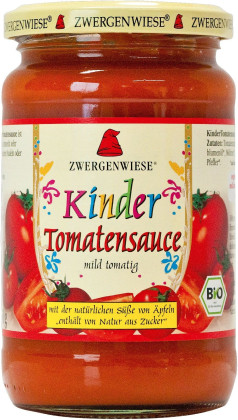 Sos pomidorowy dla dzieci bezglutenowy BIO 340 ml - ZWERGENWIESE