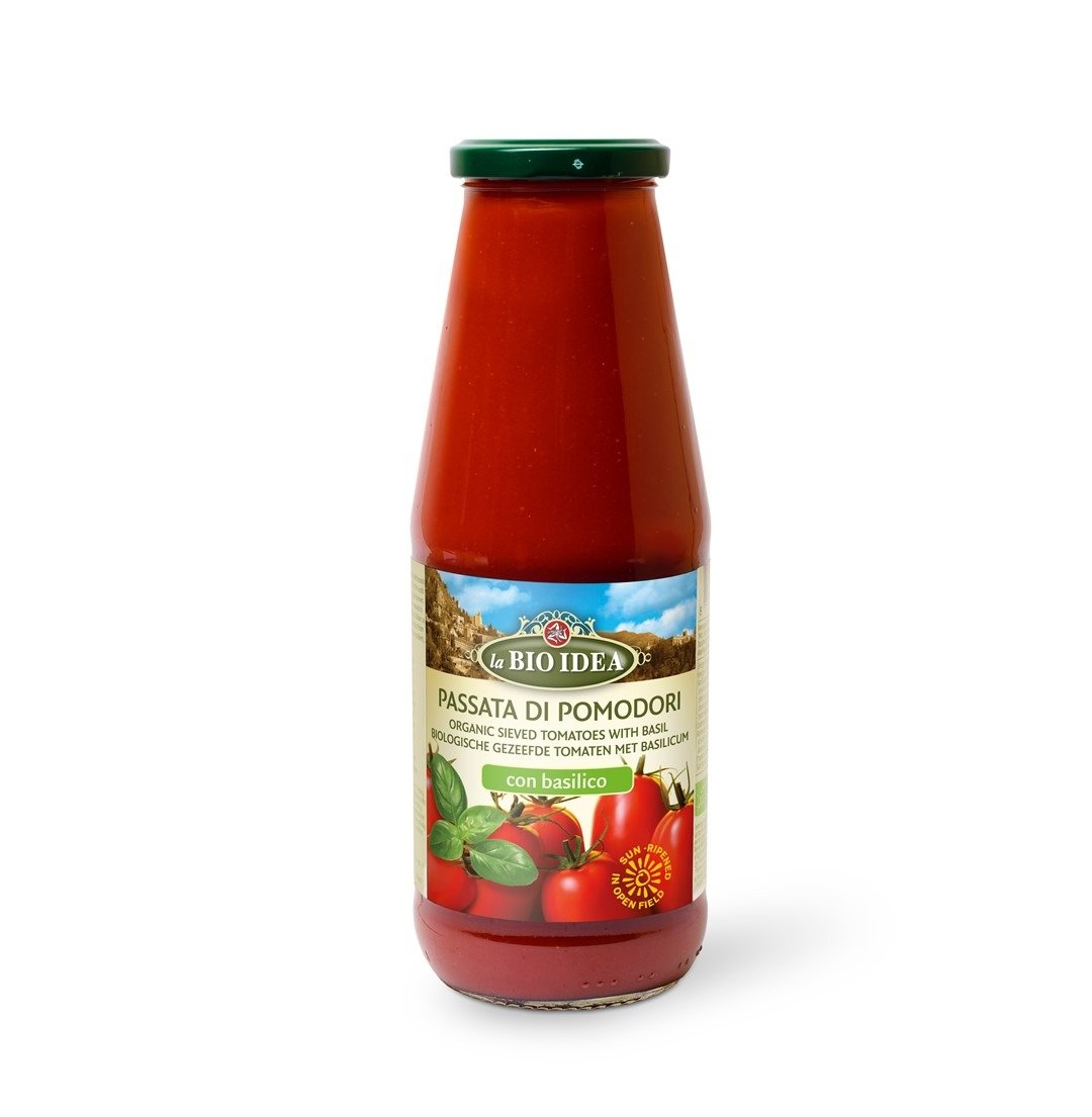 Sos pomidorowy passata z bazylią BIO 680 g - LA BIO IDEA