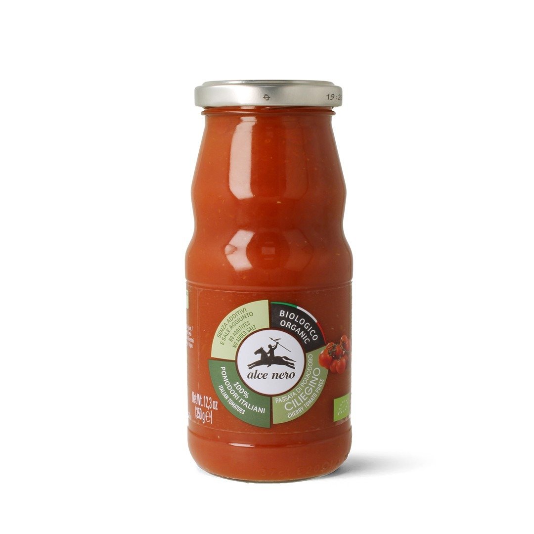 Sos pomidorowy passata (z pomidorów cherry) BIO 350 g - ALCE NERO