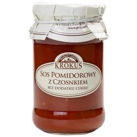 Sos pomidorowy z czosnkiem 340 g - KROKUS