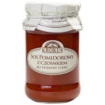 Sos pomidorowy z czosnkiem bez dodatku cukrów 340 g - KROKUS