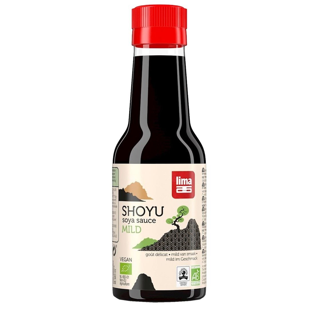 Sos sojowy shoyu łagodny BIO 145 ml - LIMA