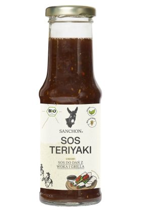 Sos sojowy słodki teriyaki bezglutenowy BIO 210 ml - SANCHON
