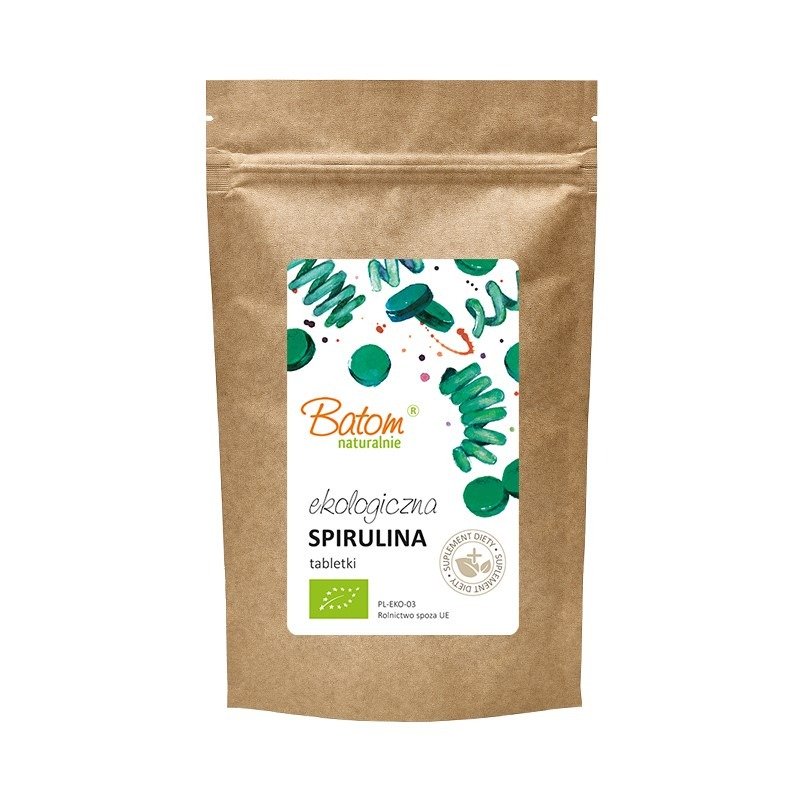 Spirulina BIO (400 mg) 625 TABLETEK - BATOM