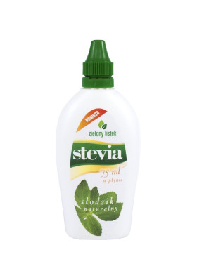 Stevia słodzik w płynie 75 ml - ZIELONY LISTEK