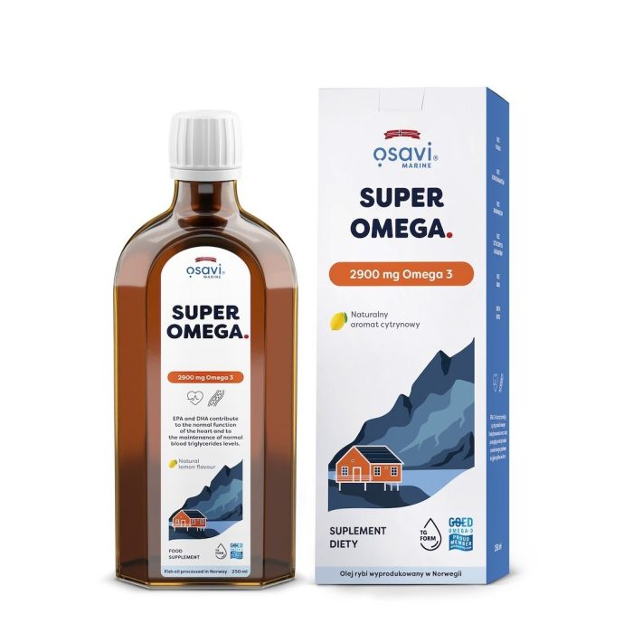 Super omega-3 (2900 mg) o smaku cytrynowym 500 ml - OSAVI