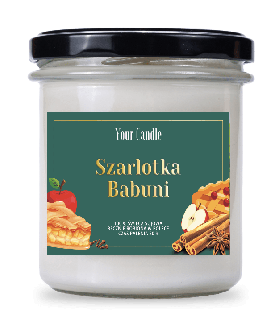 Świeca sojowa zapachowa szarlotka babuni 300 ml - YOUR CANDLE (PRODUKT SEZONOWY)