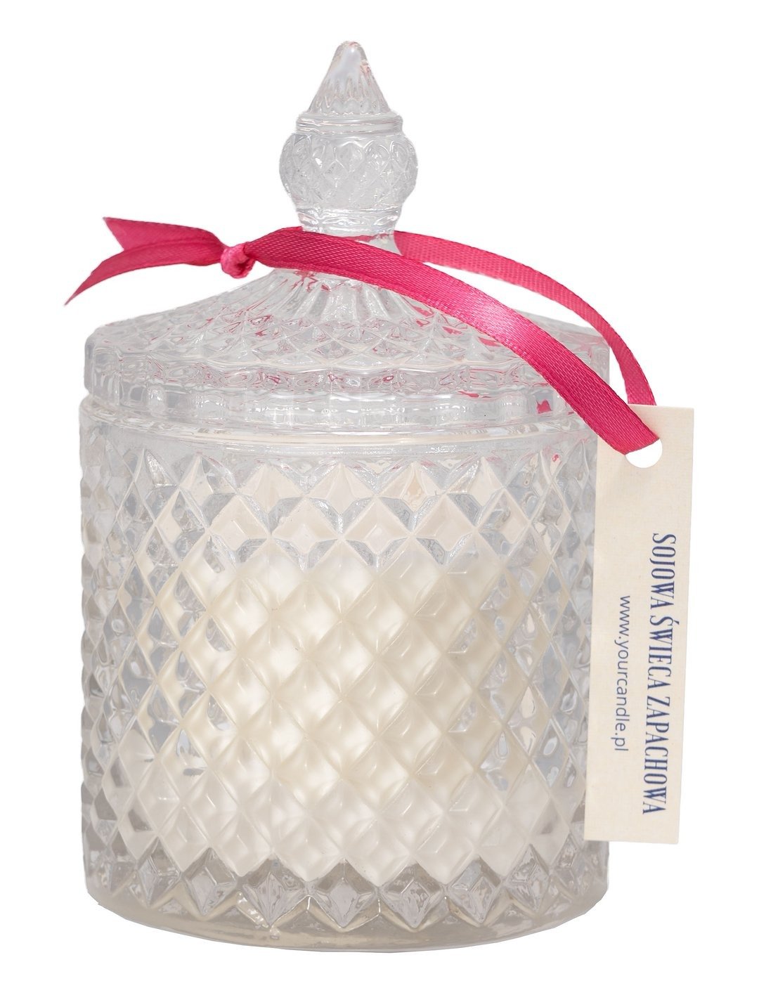 Świeca sojowa zapachowa w krysztale piękna tuberoza 250 ml - YOUR CANDLE