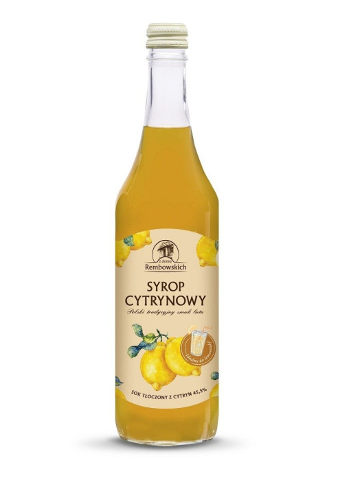 Syrop cytrynowy 500 ml - REMBOWSCY