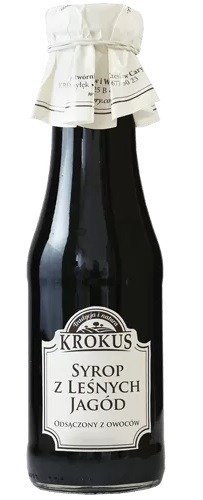 Syrop jagodowy bezglutenowy 355 g (280 ml) - KROKUS