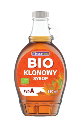 Syrop klonowy bezglutenowy BIO 330 g (250 ml) - NATURAVENA