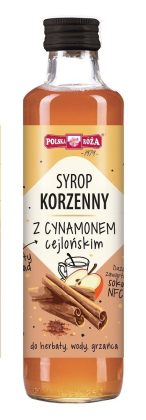 Syrop korzenny z cynamonem 250 ml - POLSKA RÓŻA (PRODUKT SEZONOWY)