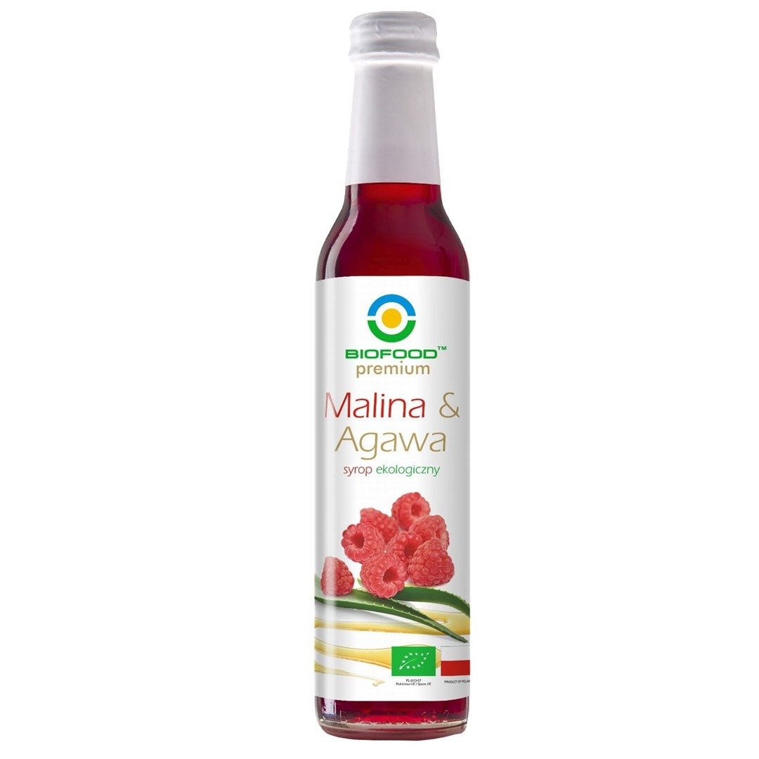 Syrop malina z agawą BIO 250 ml - BIOFOOD