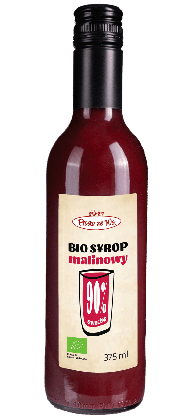 Syrop malinowy 90 % BIO 375 ml - PROSTO ZE WSI