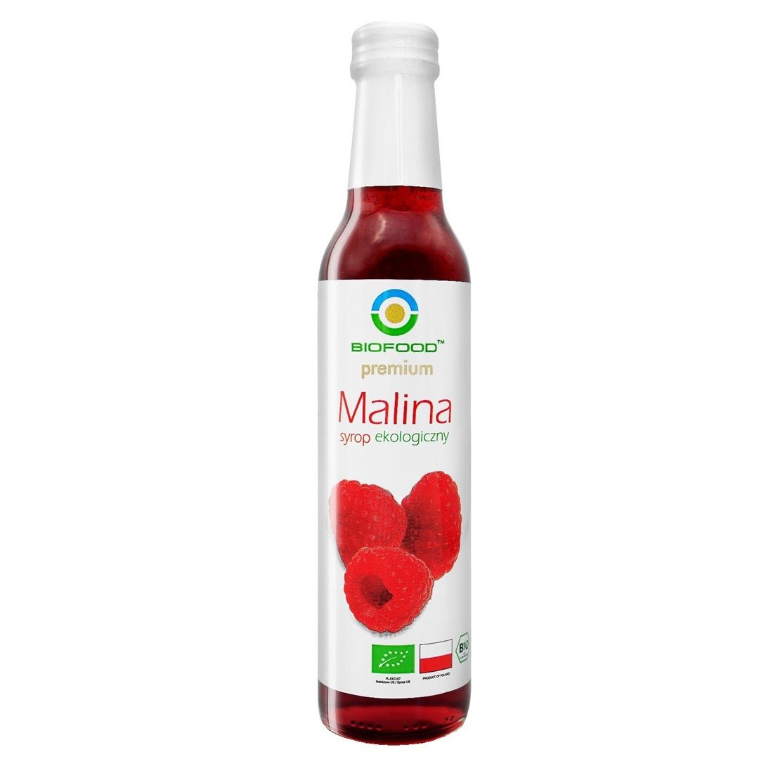 Syrop malinowy BIO 250 ml - BIOFOOD