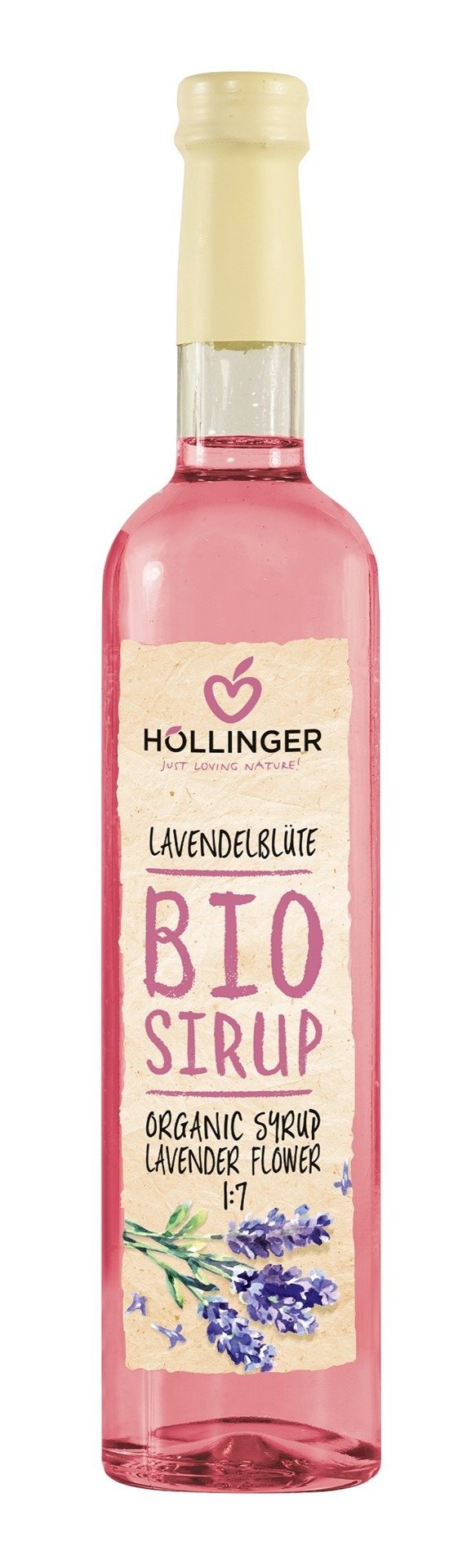 Syrop o smaku lawendy BIO 500 ml - HOLLINGER