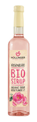 Syrop o smaku różanym BIO 500 ml - HOLLINGER
