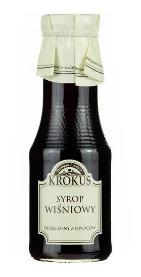 Syrop wiśniowy bezglutenowy 355 g (280 ml) - KROKUS