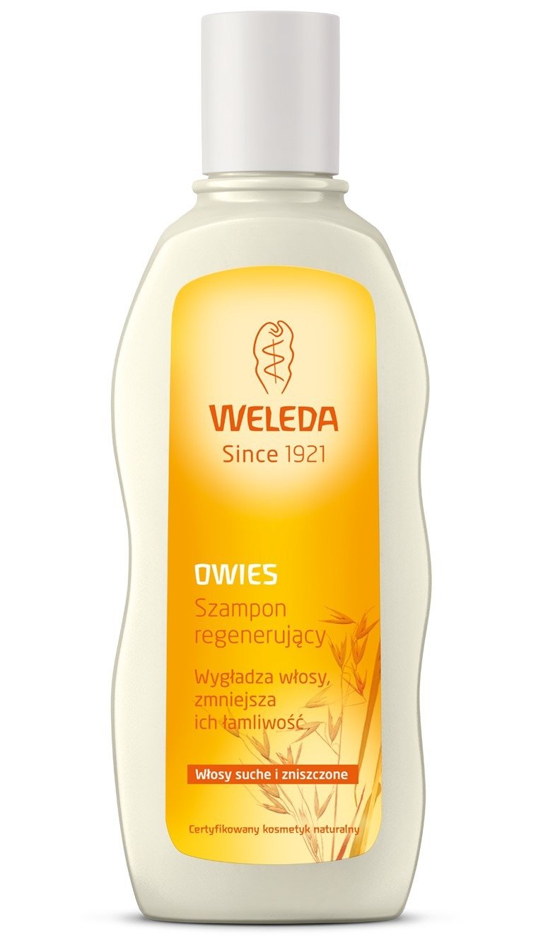 Szampon do włosów suchych i zniszczonych z owsem eco 190 ml - WELEDA