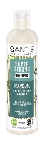 Szampon wzmacniający do włosów słabych i łamliwych bambus i potrójny kompleks proteinowy eco 250 ml - SANTE