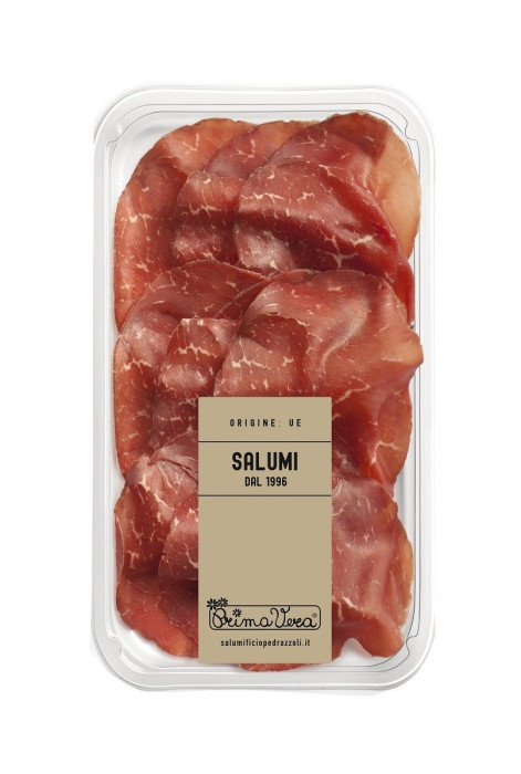 Szynka wołowa dojrzewająca (bresaola) plastry bezglutenowa BIO 70 g - PRIMAVERA