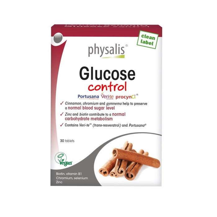 Tabletki na kontrolę glukozy 30 szt. - PHYSALIS