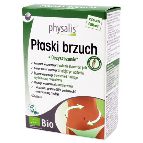 Tabletki na płaski brzuch BIO 45 szt. - PHYSALIS