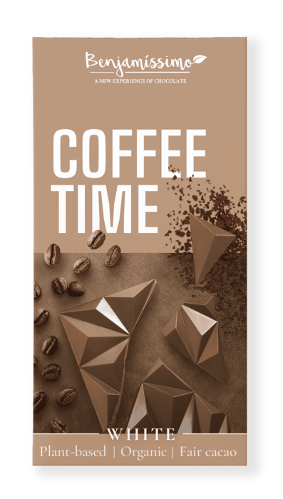 Tabliczka kakaowa kawowa bez kofeiny bezglutenowa BIO 60 g - BENJAMISSIMO