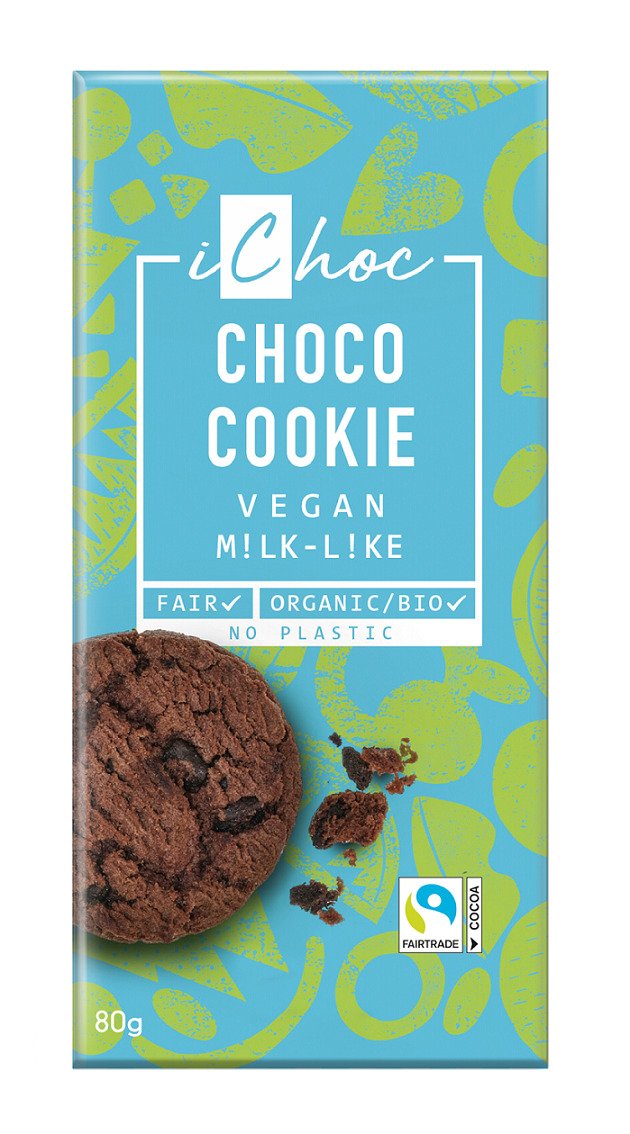 Tabliczka&#x20;kakaowa&#x20;z&#x20;kawa&#x0142;kami&#x20;ciastek&#x20;kakaowych&#x20;fair&#x20;trade&#x20;BIO&#x20;80&#x20;g&#x20;-&#x20;ICHOC&#x20;&#x28;VIVANI&#x29;