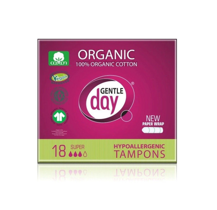 Tampony eco - SUPER 18 szt. - GENTLE DAY