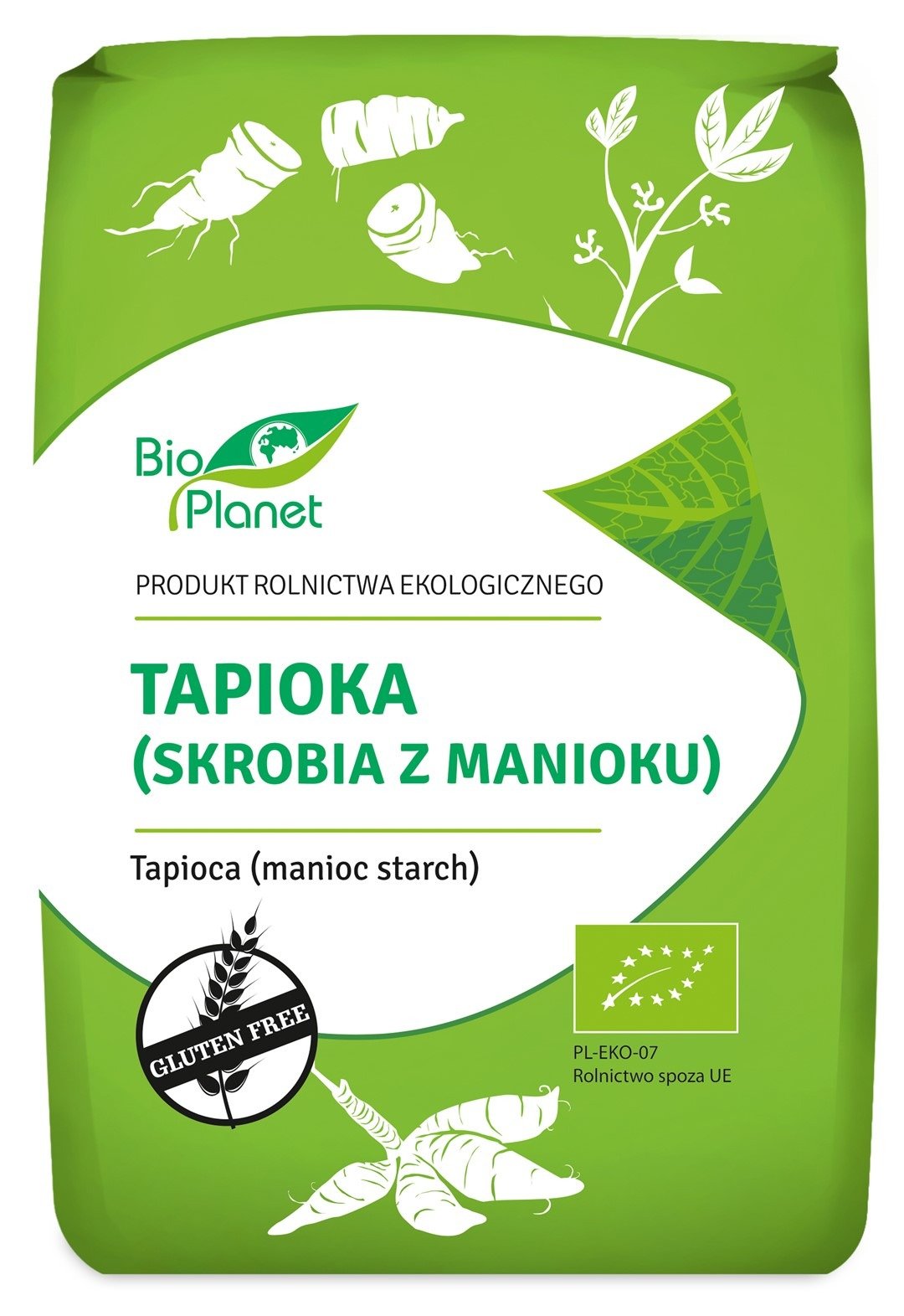 Tapioka (skrobia z manioku) bezglutenowa BIO 800 g - BIO PLANET