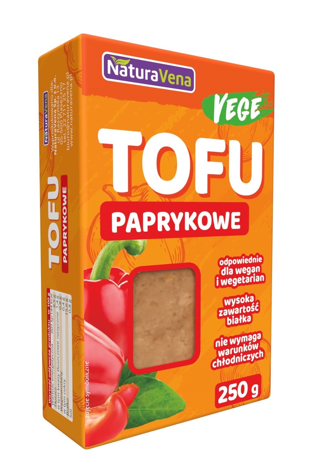 Tofu paprykowe 250 g - NATURAVENA