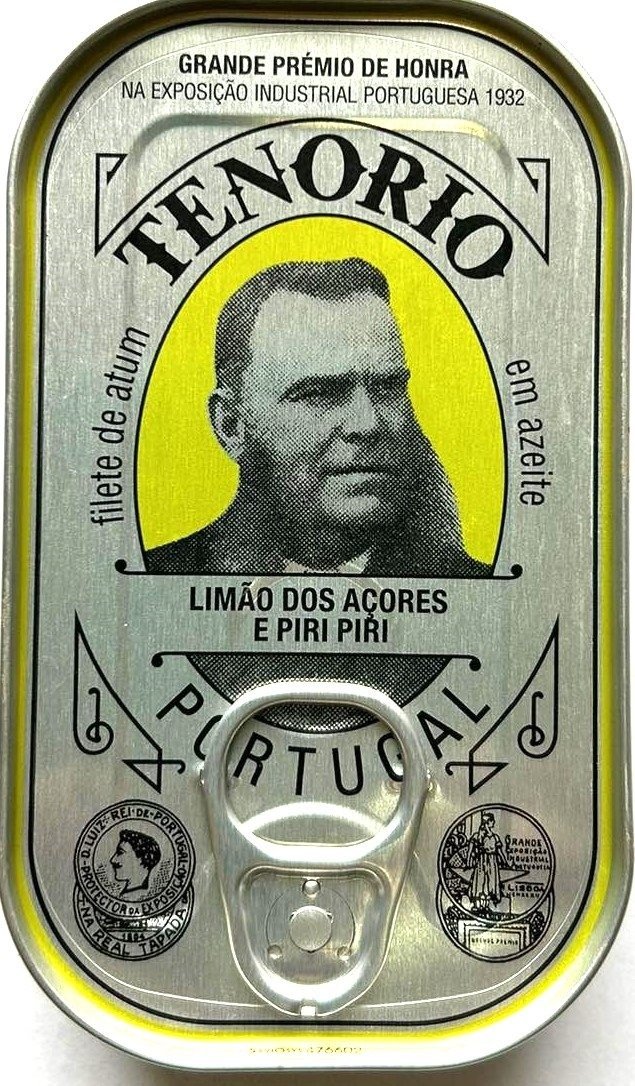 Tuńczyk filety w oliwie z oliwek z cytryną i papryczką piri piri 120 g (78 g) - TENORIO