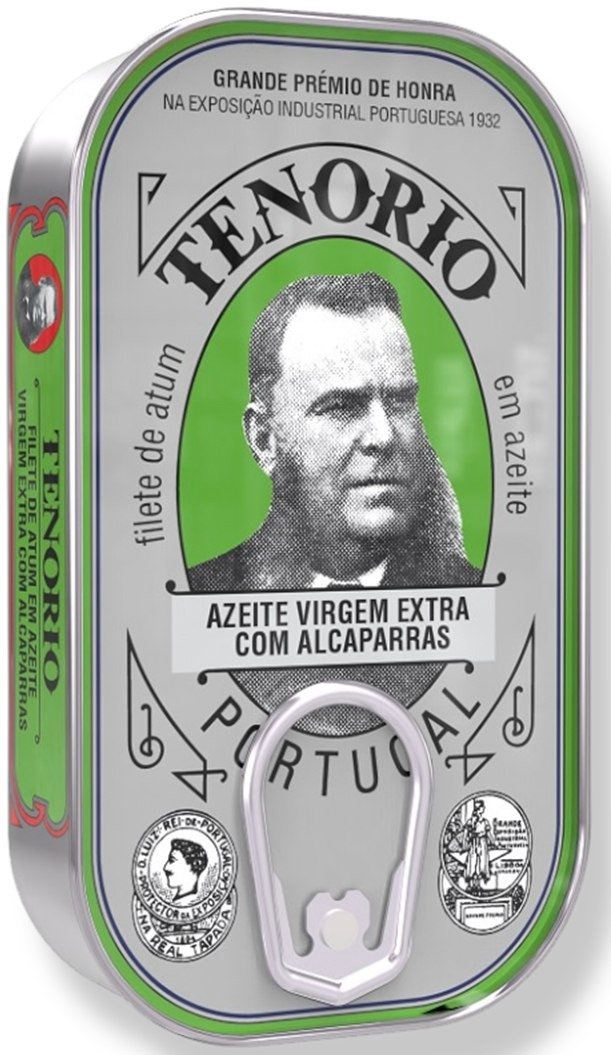 Tuńczyk płaty w oliwie z oliwek extra virgin z kaparami 120 g (78 g) - TENORIO