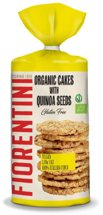 Wafle kukurydziane z quinoa bezglutenowe BIO 120 g - FIORENTINI