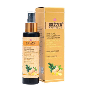 Wcierka do skóry głowy odbudowująca neem & imbir 100 ml - SATTVA (AYURVEDA)