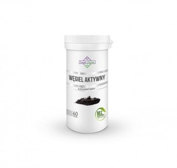 Węgiel aktywny (180 mg) 60 kapsułek - SOUL FARM