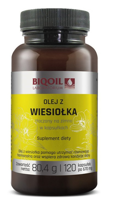 Wiesiołek (500 mg) 120 kapsułek - BIOOIL