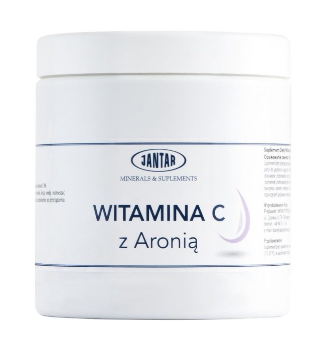 Witamina c z aronią w proszku (1000 mg) 500 g - JANTAR