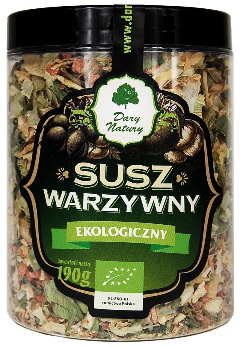 Włoszczyzna (susz warzywny) BIO 190 g - DARY NATURY