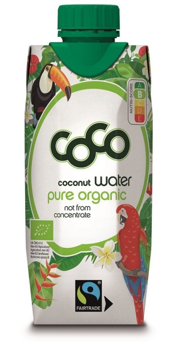 Woda kokosowa fair trade BIO 330 ml - COCO (DR MARTINS)