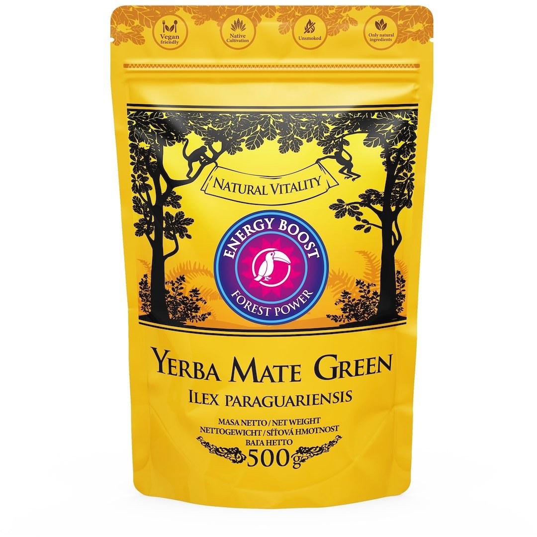 Yerba mate energy boost 500 g - YERBA MATE GREEN